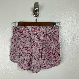 Anthropologie Sunner‎ Floral Silk Shorts Size Xsmall